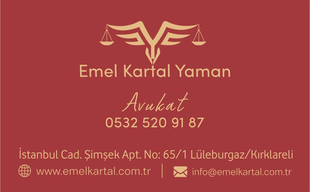 Av. Emel Kartal Yaman Kartvizit