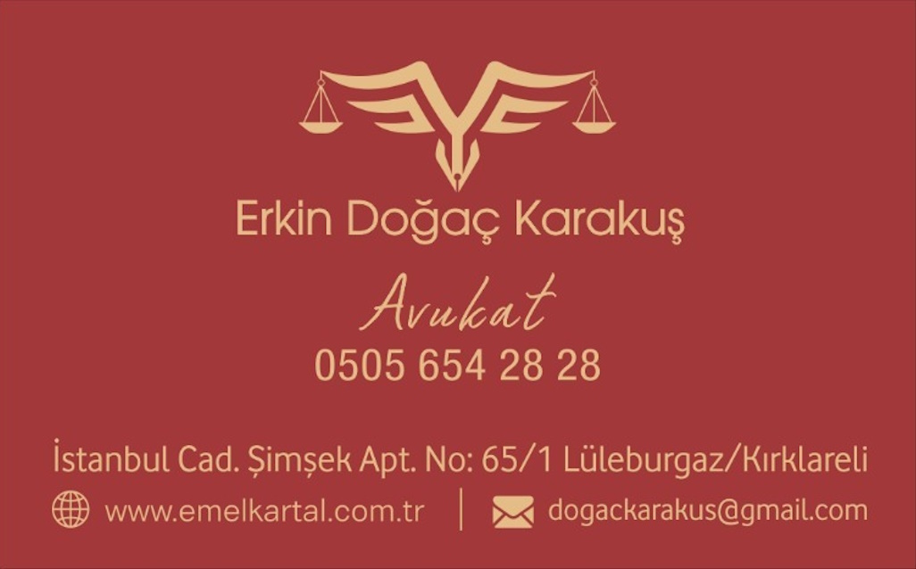 Av. Erkin Doğaç Karakuş Kartvizit